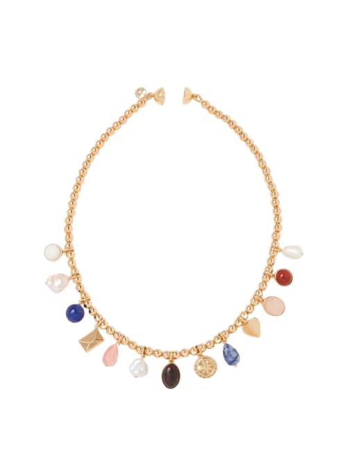 Zara multi deals charm necklace