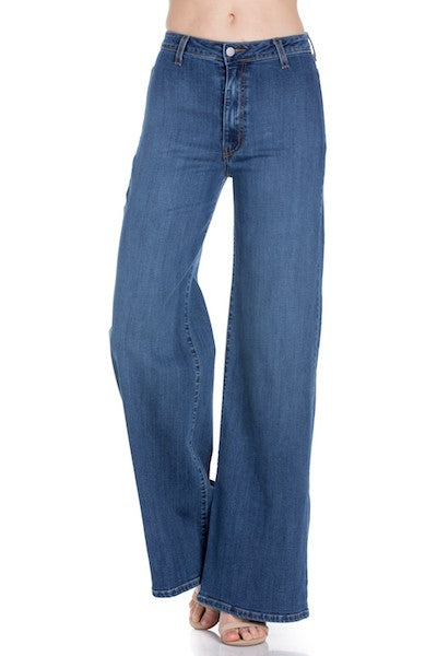 Western Wide leg jeans, baggy denim pants