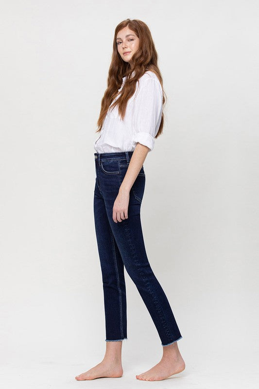 Super High Rise Stretch Slim Straight