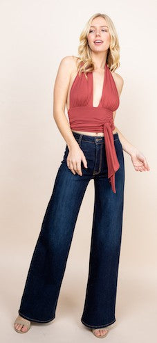 Western Wide leg jeans, baggy denim pants