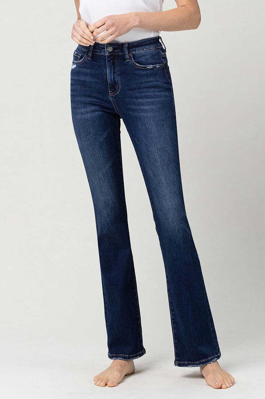 High Rise Slim Bootcut Jeans