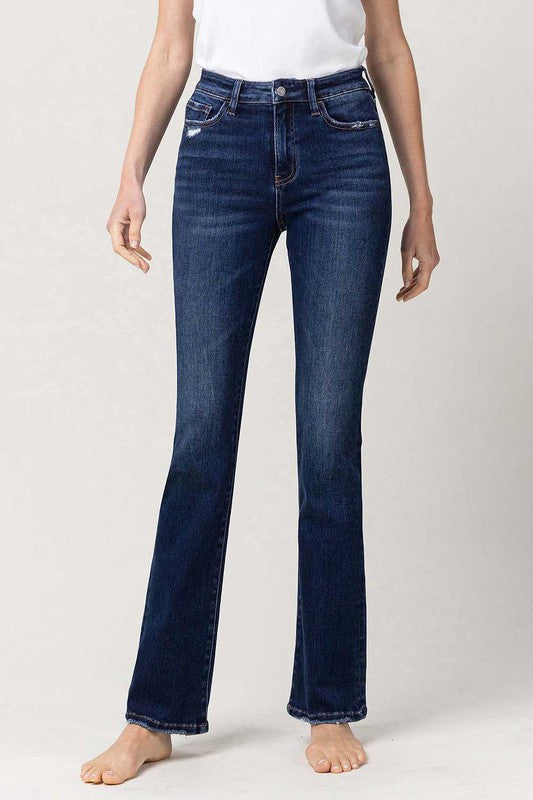 High Rise Slim Bootcut Jeans