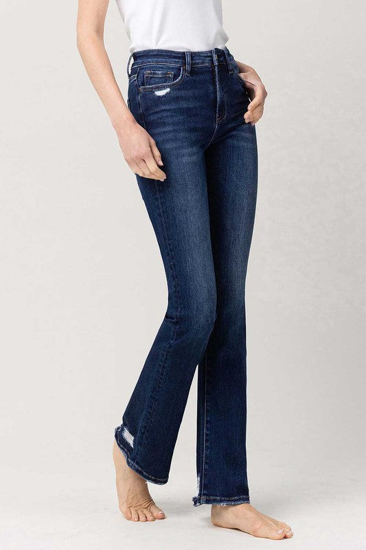 High Rise Slim Bootcut Jeans