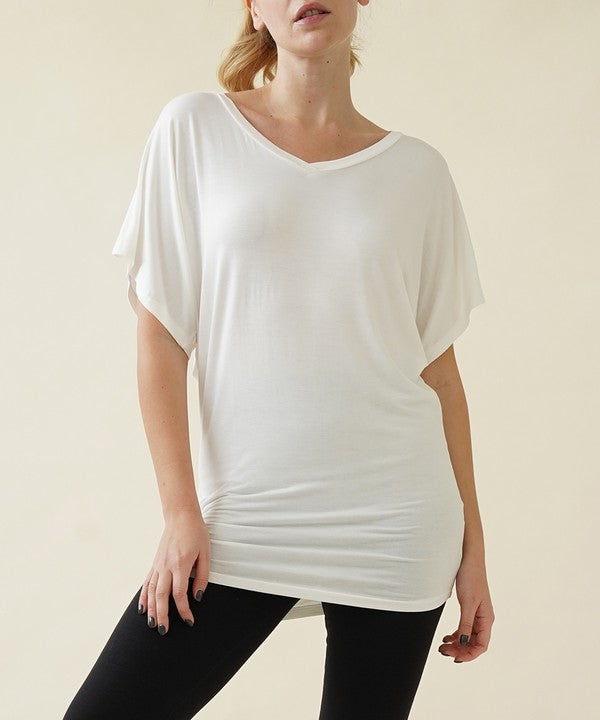 BAMBOO SK COLLECTION SIGNATURE TUNIC TOP