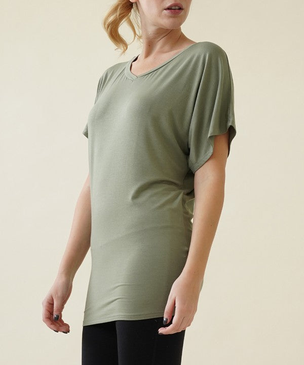 BAMBOO SK COLLECTION SIGNATURE TUNIC TOP