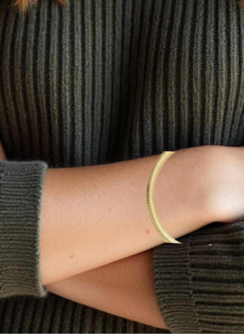 Herringbone Bracelet Gold