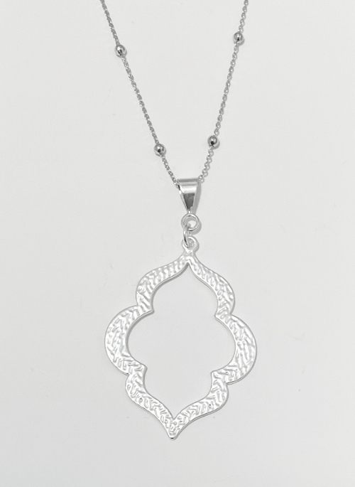 CJ Silver Necklace