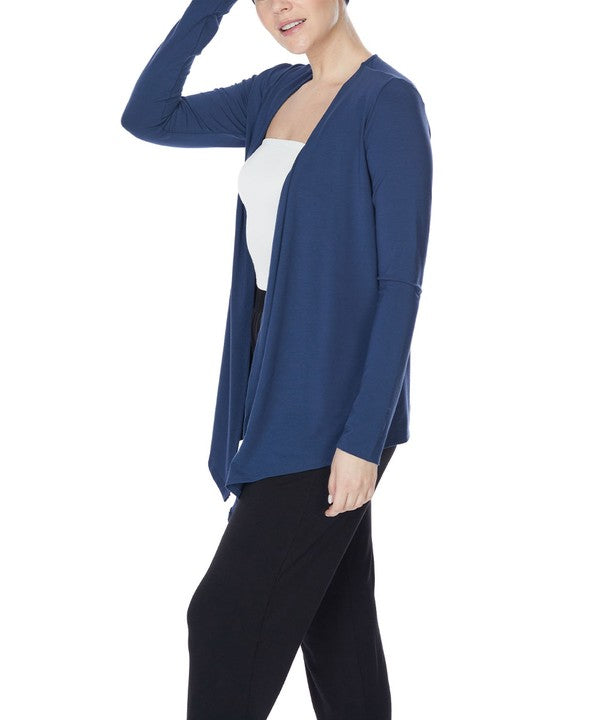 BAMBOO SIMPLE TIE FRONT CARDIGAN