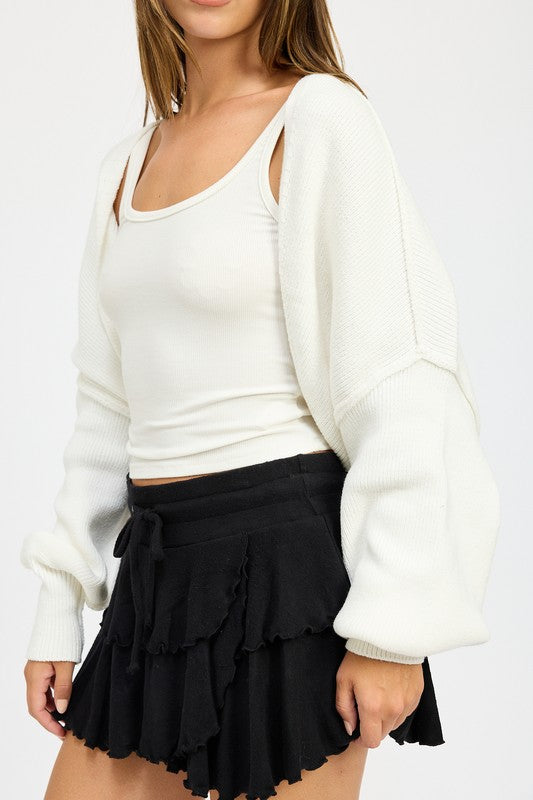 OVERSIZED SHRUG CARDIGAN