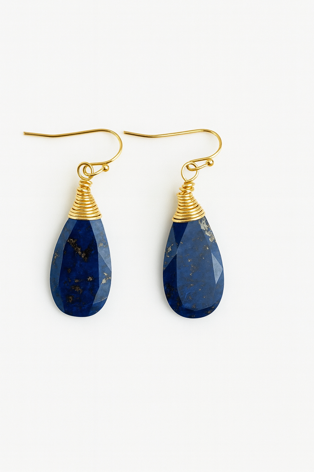 Annie Gemstone Earrings-Gold