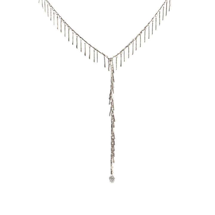 Remy Y-Necklace in Silver & Gold
