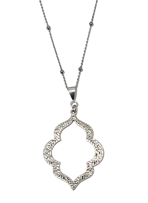 CJ Silver Necklace