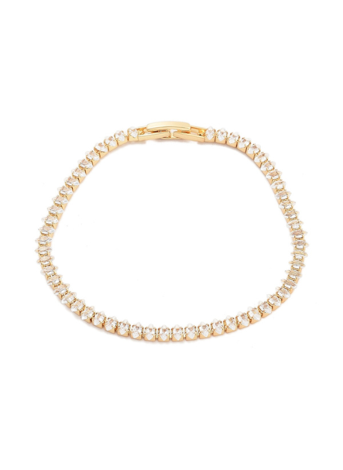 Marquise CZ Tennis Bracelet Gold 5mm