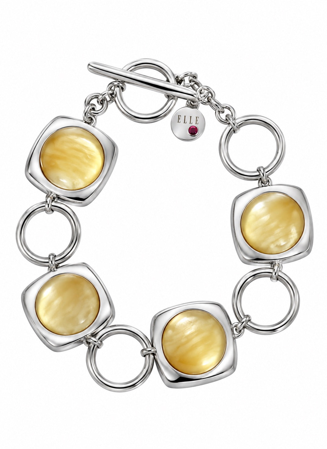 Elle Mother of Pearl Sterling Silver Bracelet