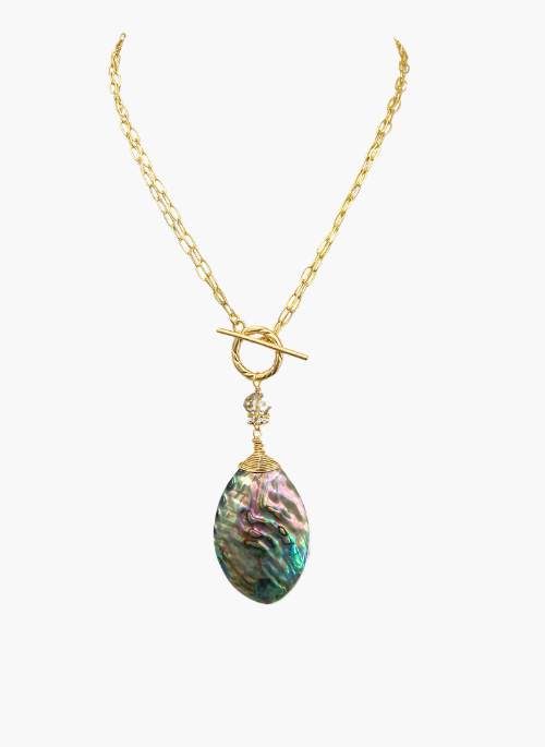 Kelly Abalone & Mother of Pearl Reversible Necklace