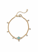 Connie Opal Adjustable Bracelet Gold