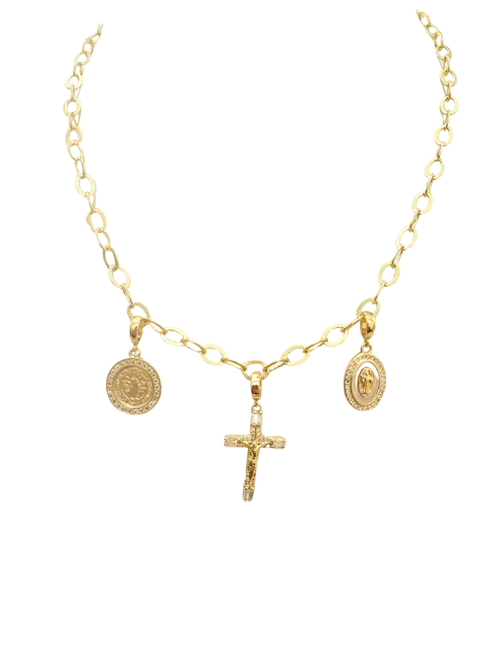 Charm Faith Necklace 3-in-1