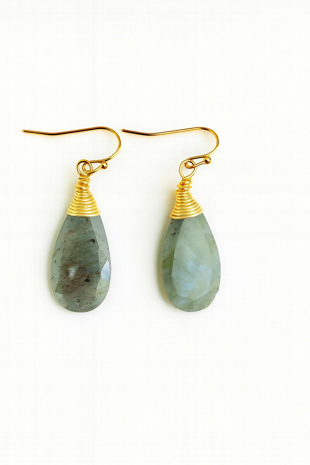 Annie Gemstone Earrings-Gold