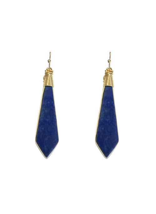 Rachel Lapis Lazuli Earrings