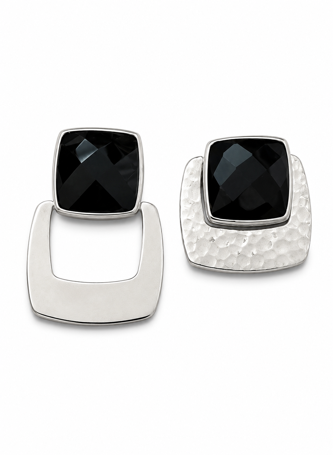 ELLE Reversible Sterling Silver Earrings