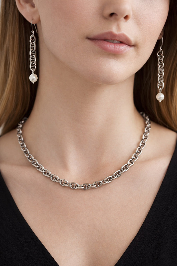 Mariner 3 piece Set Necklace, Earrings, Bracelet