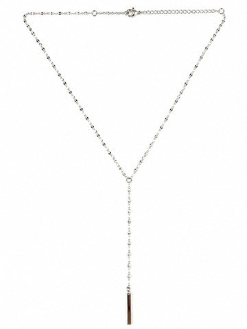 Connie Y-Necklace Necklace Silver