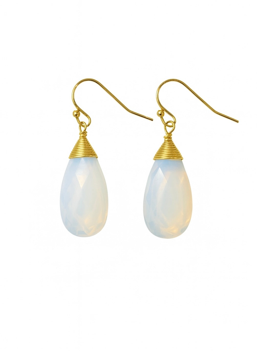 Annie Gemstone Earrings-Gold