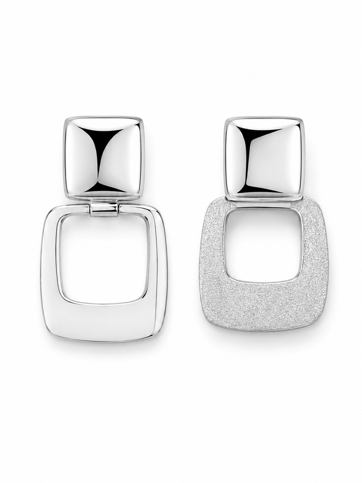ELLE Reversible Sterling Silver Earrings
