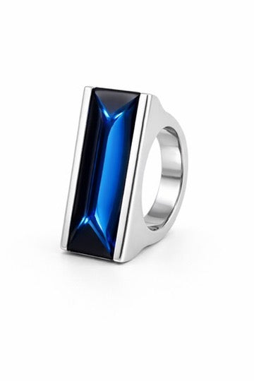 SO INSOMNIGHT Side Crystal Ring