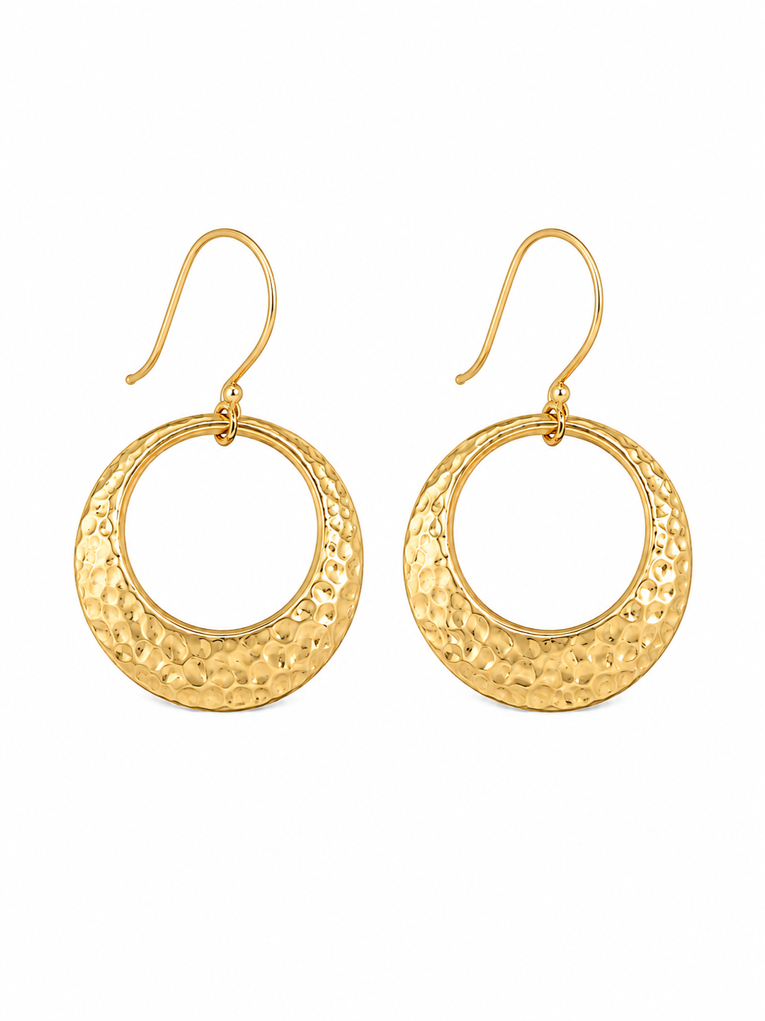ELLE 18K Gold Vermeil Hoop Earrings