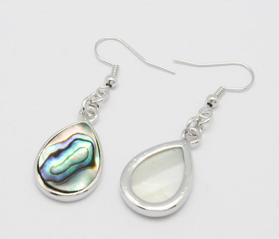 Teardrop Abalone Earrings