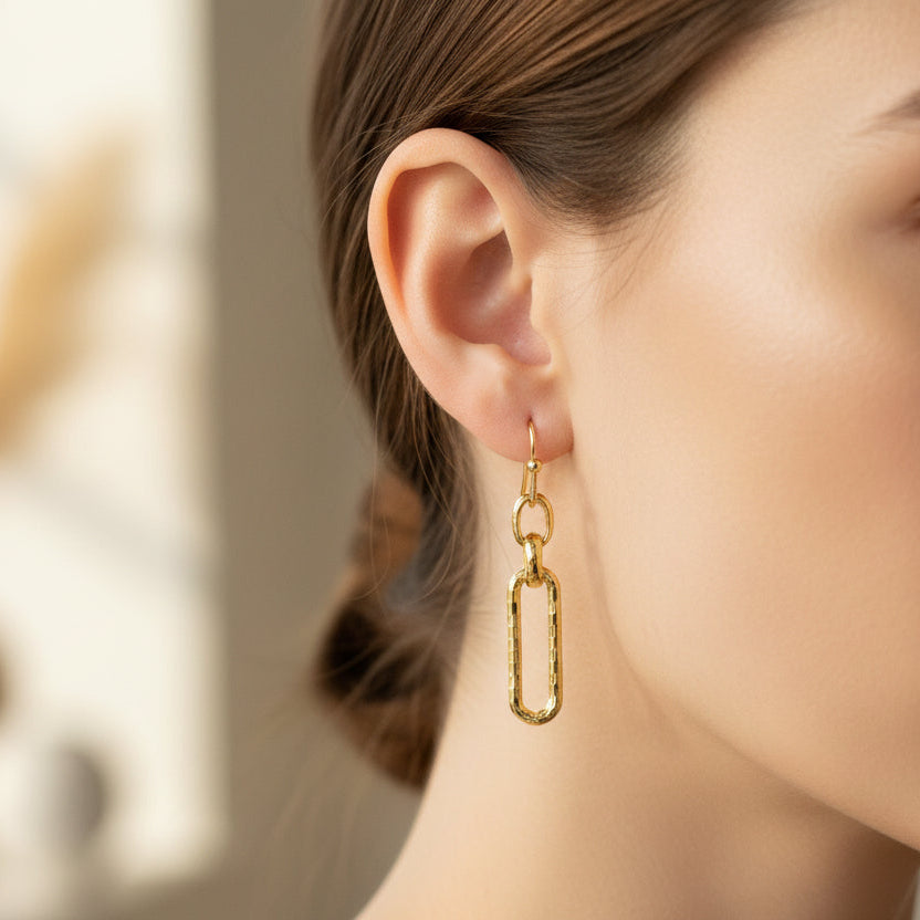 Julia Paperclip Earrings