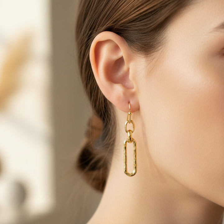 Julia Paperclip Earrings