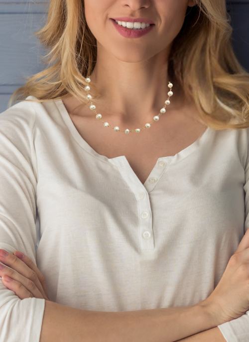 Kesha Small Freshwater Pearl Necklace