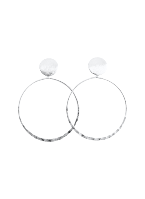 Jenn Silver Hoop Earrings - Gifting Brands