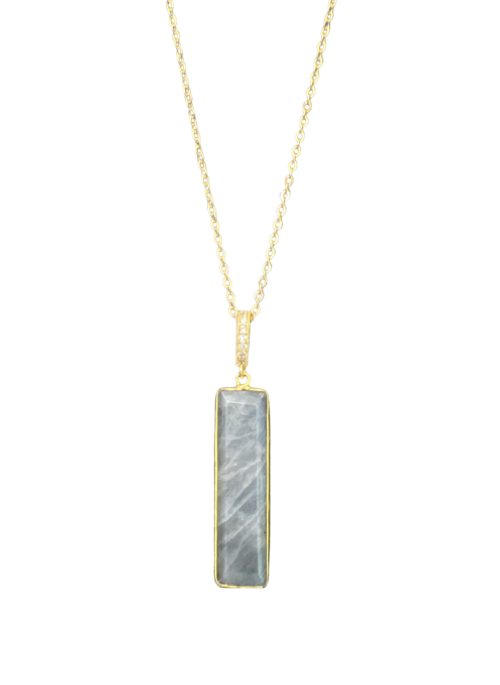 Labradorite Pendant in Gold - Gifting Brands