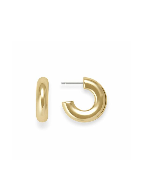 18k Gold Plated Chunky Mini Hoops - Gifting Brands