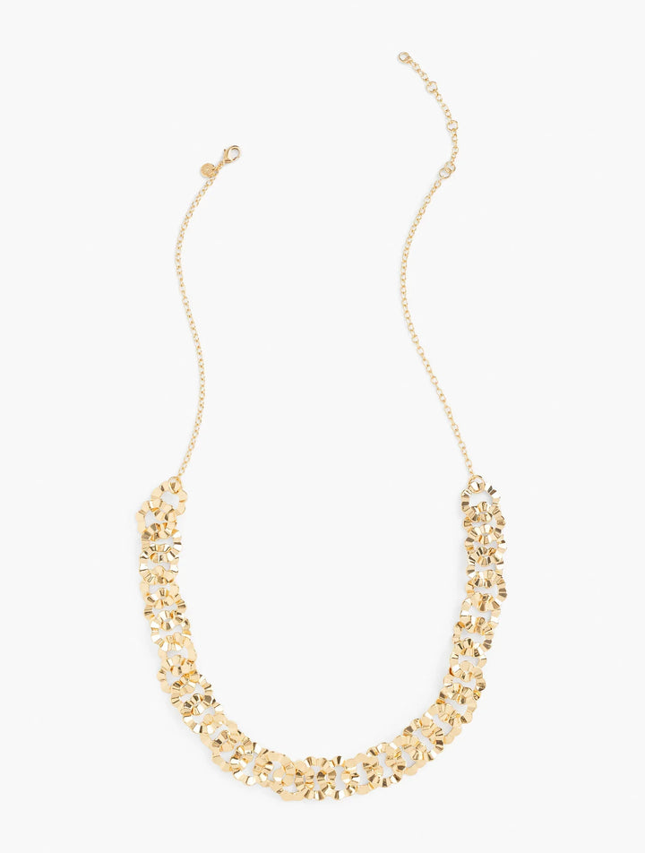 Gold Flower Chain Necklace - Gifting Brands