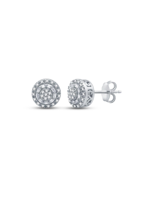 Lab-Created Diamond Stud Earrings 1/4 ct wt