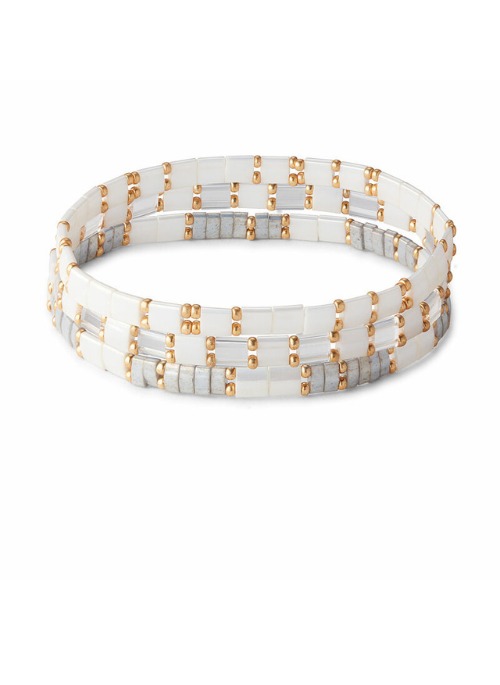 San Juan Bracelets in White