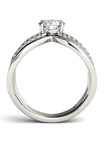 Forever Brilliant Moissanite 0.97ct Fashion Ring in Sterling Silver