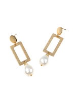 Jana Gold and Pearl Earrings