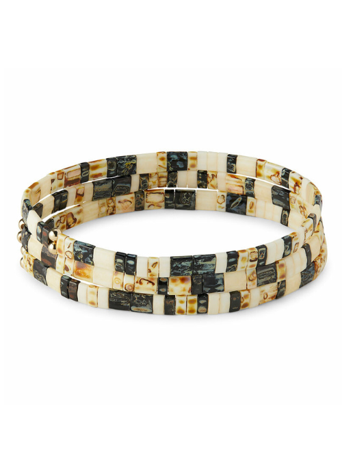 San Juan Bracelets in Black & Tan - Gifting Brands