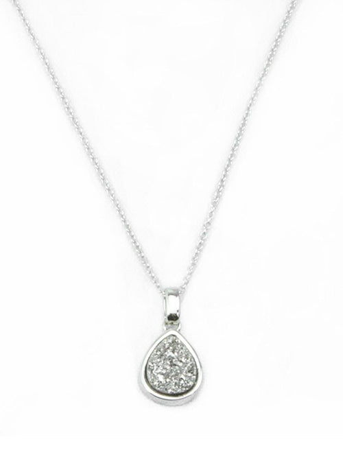 Emma Teardrop Pendant in Silver - Gifting Brands