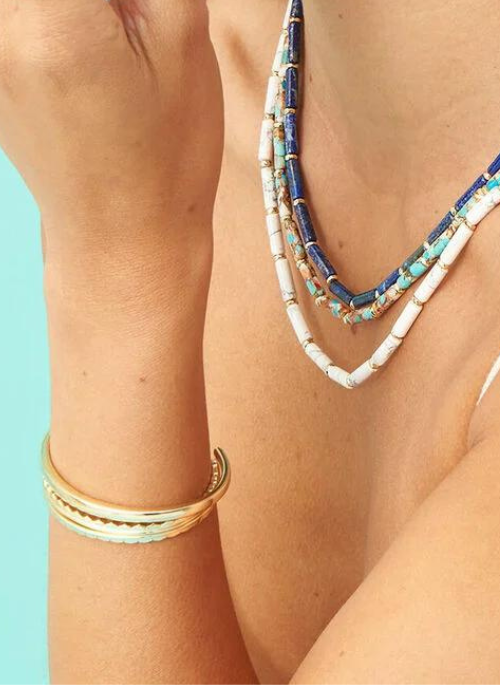 Quinn 3pc Cuff Bracelet Set Gold - Gifting Brands