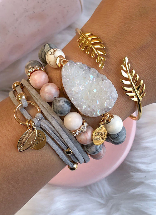 Gold Laurel Leaf Bracelet - Gifting Brands